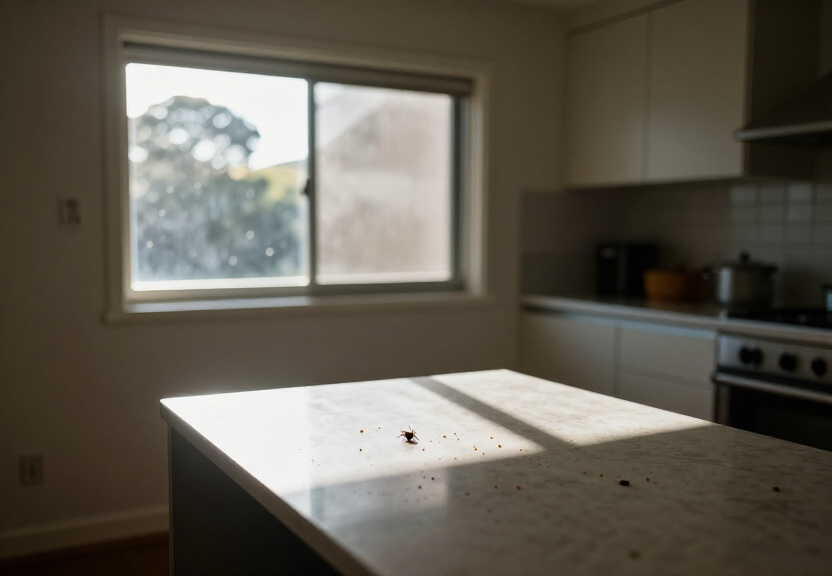 Cockroaches in wall cavity of an Emu Plains home